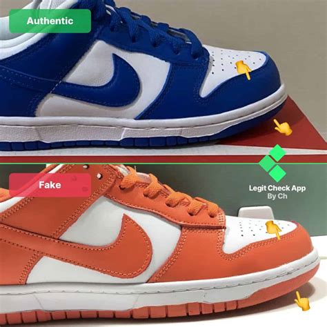 how can you tell fake nike dunks|fake nike dunks heel check.